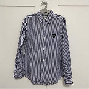 CDG Play Striped Button Down (S)